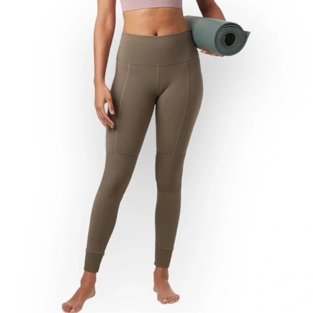 ALO YOGA High waist avenue olive branch leggings